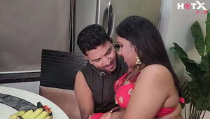 Huge Boobs Indian MILF Bhabhi Strips Saree and fucks with Devar Ji